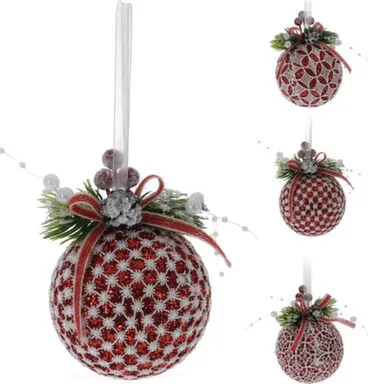 Купить Ёлочное украшение Шар диам. 8см, в асс, Koopman в интернет-магазине Akvilon.kz