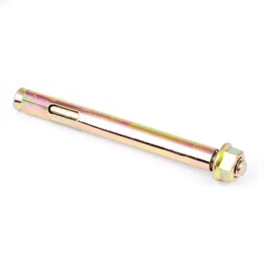 Купить Анкерный болт с гайкой 12x129 мм, желтый цинк, 1 шт, Стройбат в интернет-магазине Akvilon.kz