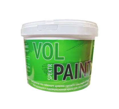 Купить Водоэмульсия Spectr VOLPAINT протирающаяся 25 кг в интернет-магазине Akvilon.kz