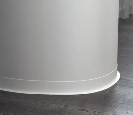 Купить Плинтус гибкий 50x15x3000мм белый в интернет-магазине Akvilon.kz