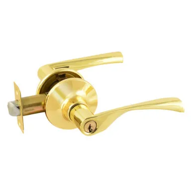 Ручка-защелка межкомнатная ЗВ2-01 ключ Нора-М Золото в интернет-магазине Akvilon.kz