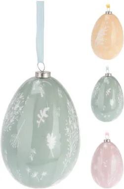 Купить Декорация пасхальная Яйцо, 7x7x10 см, в ассортименте, Koopman в интернет-магазине Akvilon.kz