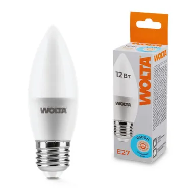 Купить Светодиодная лампа 25WC12E27 12Вт 6500K E27, Wolta в интернет-магазине Akvilon.kz