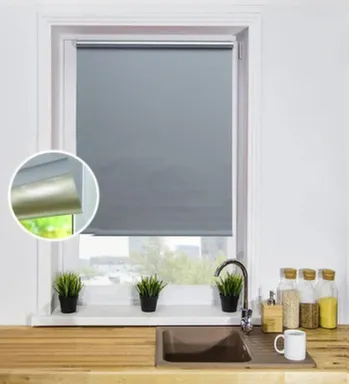 Купить Штора рулонная СИМПЛ Блэкаут LM 68-07 52x160см серый, Lm Decor в интернет-магазине Akvilon.kz