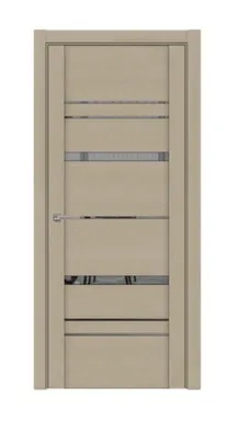 Купить Дверь межкомнатная UniLine 30027 зеркало Кремовый 600 UBERTURE в интернет-магазине Akvilon.kz