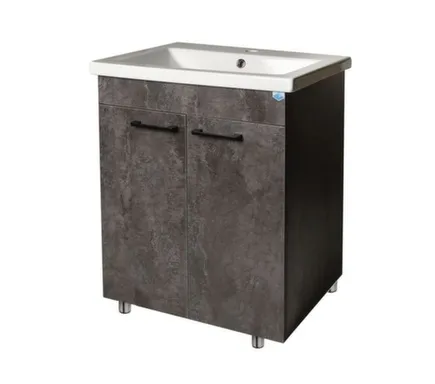 Купить Тумба Neo Breeze бетон c умывальником 1170-60 60 см, ORBITA в интернет-магазине Akvilon.kz
