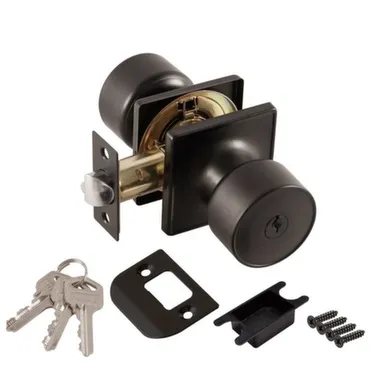 Купить Ручка-защелка межкомнатная черный BL-ET ключ/фиксатор Punto в интернет-магазине Akvilon.kz