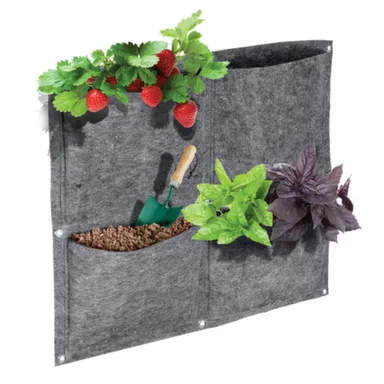 Купить BLUMEN HAUS Вертикальная грядка, квадратная, 4 кармана, 35x35 см /24 в интернет-магазине Akvilon.kz