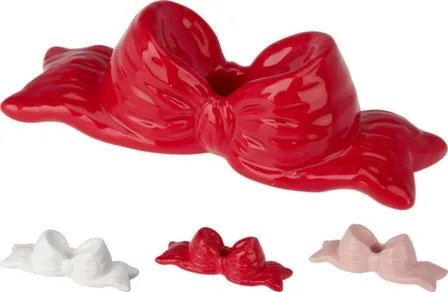 Купить Подсвечник Бант, 20,5x6,5x6 см, в ассортименте, Koopman в интернет-магазине Akvilon.kz