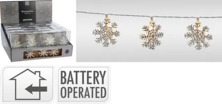 Купить Гирлянда электрическая 10 led-ламп, длина 120 см, Koopman в интернет-магазине Akvilon.kz