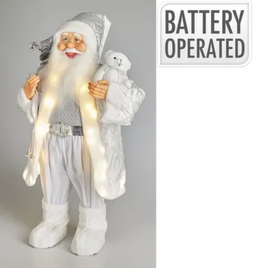 Купить Декорация Санта с подсветкой LED, 40x26x80 см, Koopman в интернет-магазине Akvilon.kz