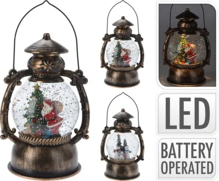 Купить Декорация Фонарь с подсветкой, 13x11x21 см, в ассортименте, Koopman в интернет-магазине Akvilon.kz