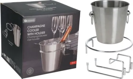 Купить Ведёрко для охлаждения шампанского с держателем, Koopman в интернет-магазине Akvilon.kz
