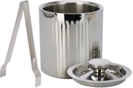 Купить Ведёрко для льда с крышкой и щипцами, Koopman в интернет-магазине Akvilon.kz