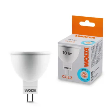 Купить Светодиодная лампа 25WMR16-220-10GU5,3 10Вт 6500K GU5,3, Wolta в интернет-магазине Akvilon.kz