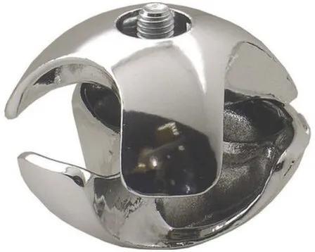 Купить Держатель краб для 2-х труб хром (1 шт), Tech-KREP в интернет-магазине Akvilon.kz