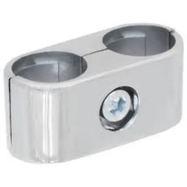 Купить Соединитель 2-х труб параллельный хром (1 шт), Tech-KREP в интернет-магазине Akvilon.kz