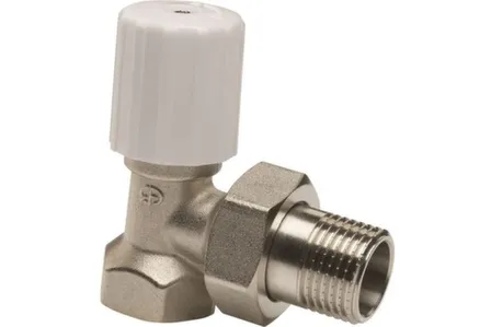 Купить Клапан ручной регулировки угловой внутренняя - наружная резьба 1/2" Aqualink в интернет-магазине Akvilon.kz