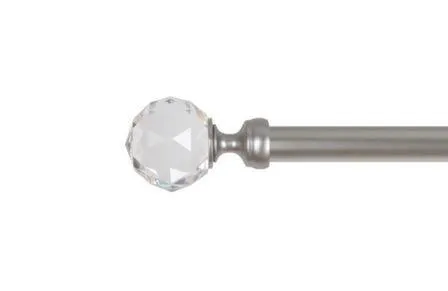 Купить Наконечник ЛЕДА хром матовый D16 (2шт) в интернет-магазине Akvilon.kz