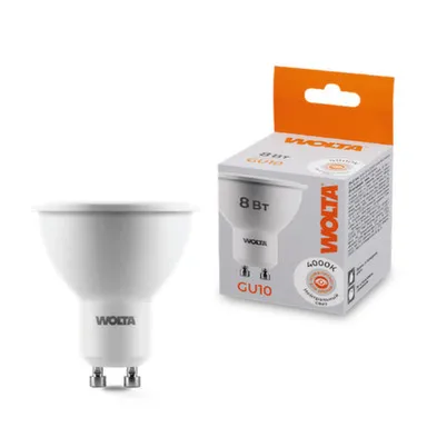 Купить Светодиодная лампа 25SPAR16-230-8GU10 8Вт 4000K GU10, Wolta в интернет-магазине Akvilon.kz