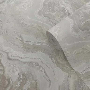 Купить Обои виниловые на флизелиновой основе Сопрано, мотив, светло-серый, 1,06x10 м, Артекс в интернет-магазине Akvilon.kz