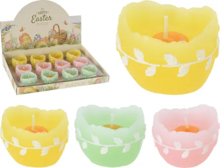 Купить Свеча в форме яйца, 4,8x4 см, в ассортименте, Koopman в интернет-магазине Akvilon.kz