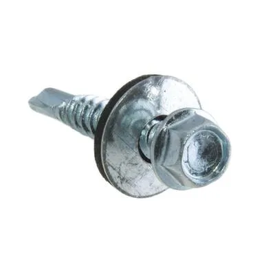 Купить Саморезы кровельные с буром 5,5x19 (белый цинк 300 шт) в интернет-магазине Akvilon.kz