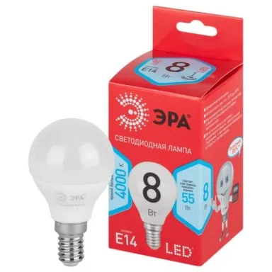 Купить Лампочка светодиодная RED LINE LED P45-8W-840-E14 R E14 / Е14 8 Вт, Эра в интернет-магазине Akvilon.kz