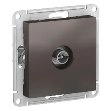 Купить Розетка одноместная ТВ,серия AtlasDesign мокко в интернет-магазине Akvilon.kz