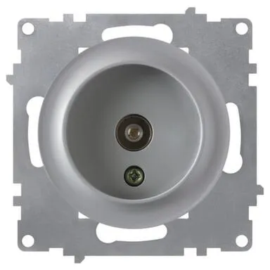 Купить Серая розетка 1-местная тв Florence в интернет-магазине Akvilon.kz