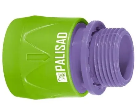 Купить Соединитель пластмассовый, быстросъемный, внешняя резьба 3/4 Palisad в интернет-магазине Akvilon.kz