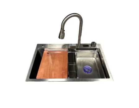 Купить Мойка из нержавеющей стали, сатин, 700x450 мм, Vilonty в интернет-магазине Akvilon.kz