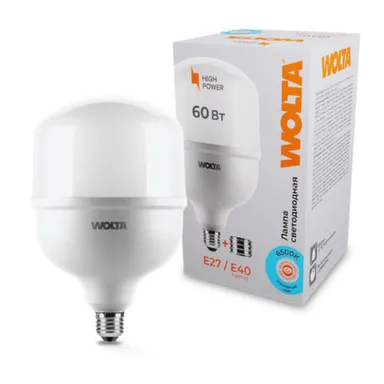 Купить Светодиодная лампа 25WHP60E27/40 60Вт 6500К Е27/Е40, Wolta в интернет-магазине Akvilon.kz