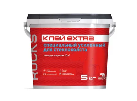 Клей для стеклохолста 5 кг усиленный, Rocks в интернет-магазине Akvilon.kz