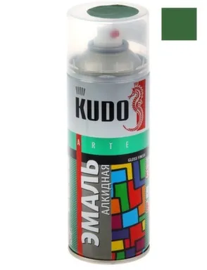 Купить Эмаль универсальная 520 мл, KUDO Зеленая листва в интернет-магазине Akvilon.kz
