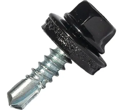 Купить Саморез кровельный 4,8x25 мм сверло 7 мм №3, Цинк, RAL 9005, Hardwex в интернет-магазине Akvilon.kz Купить Саморез кровельный 4,8x25 мм сверло 7 мм №3, Цинк, RAL 9005, Hardwex в интернет-магазине Akvilon.kz