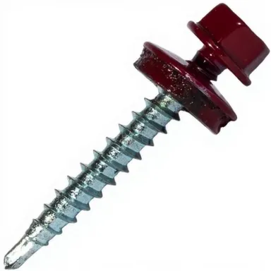 Купить Саморез кровельный 4,8x35 мм сверло 5 мм №1, Цинк, RAL 3005, Hardwex в интернет-магазине Akvilon.kz Купить Саморез кровельный 4,8x35 мм сверло 5 мм №1, Цинк, RAL 3005, Hardwex в интернет-магазине Akvilon.kz