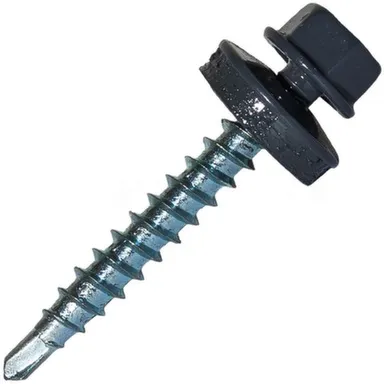 Купить Саморез кровельный 4,8x35 мм сверло 5 мм №1, Цинк, RAL 7024, Hardwex в интернет-магазине Akvilon.kz Купить Саморез кровельный 4,8x35 мм сверло 5 мм №1, Цинк, RAL 7024, Hardwex в интернет-магазине Akvilon.kz