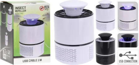 Купить Лампа-ловушка для комаров, разм. 13x19 см, работает от USB, адаптер не в комплекте, Koopman в интернет-магазине Akvilon.kz