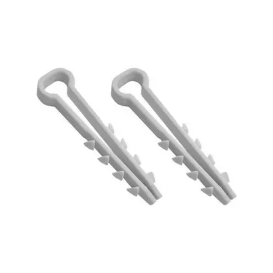 Купить Дюбель-хомут для плоского кабеля 6-14 мм белый (уп.100шт) в интернет-магазине Akvilon.kz