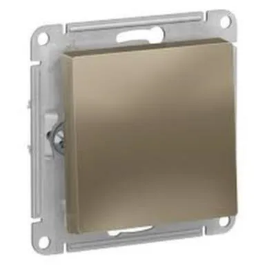 Купить Выключатель одноклавишный,серия AtlasDesign шампань в интернет-магазине Akvilon.kz