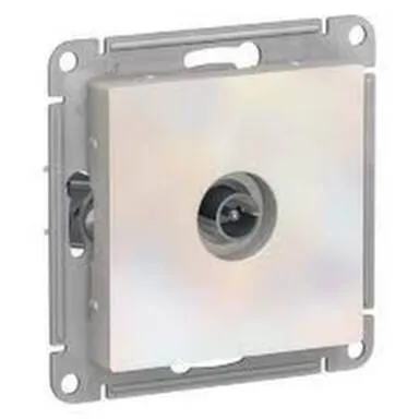 Купить Розетка одноместная ТВ,серия AtlasDesign жемчуг в интернет-магазине Akvilon.kz