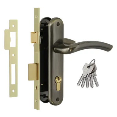 Купить Замок врезной 96-70 Л ст.бронза, Нора-М в интернет-магазине Akvilon.kz