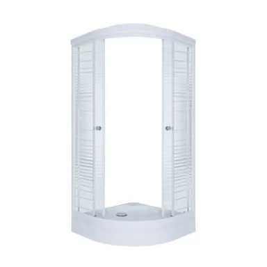 Купить Душевое ограждение Полосы, низкий поддон, 900x900x1910 мм, Triton в интернет-магазине Akvilon.kz