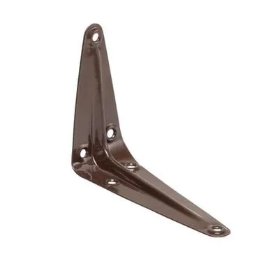 Купить Консоль с 1 ребром жесткости 150x125 мм, коричневый, 1 шт, Стройбат в интернет-магазине Akvilon.kz