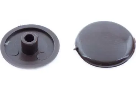 Купить Заглушки на мебельную стяжку 7 мм, темно-коричневый, 50 шт, Стройбат в интернет-магазине Akvilon.kz