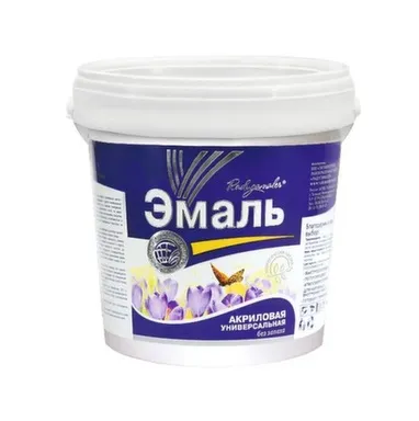Купить Эмаль акриловая универсальная, бирюза, 0,9 кг, Радугамалер в интернет-магазине Akvilon.kz