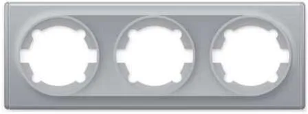 Купить Рамка 3-местная OneKeyElektro Серый в интернет-магазине Akvilon.kz