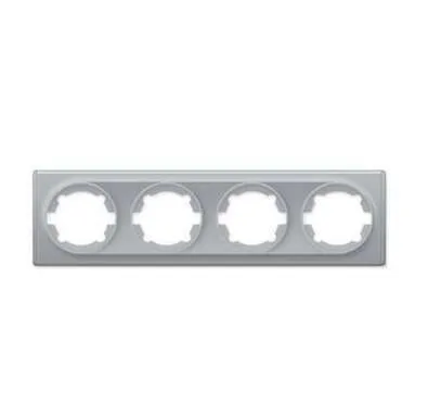 Купить Рамка 4-местная OneKeyElektro Серый в интернет-магазине Akvilon.kz