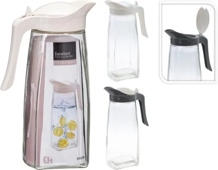 Купить Кувшин с крышкой, 1500 мл, в ассортименте, Koopman в интернет-магазине Akvilon.kz